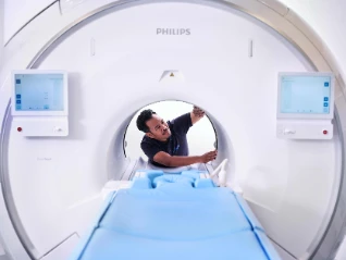 Philips MRI met persoon
