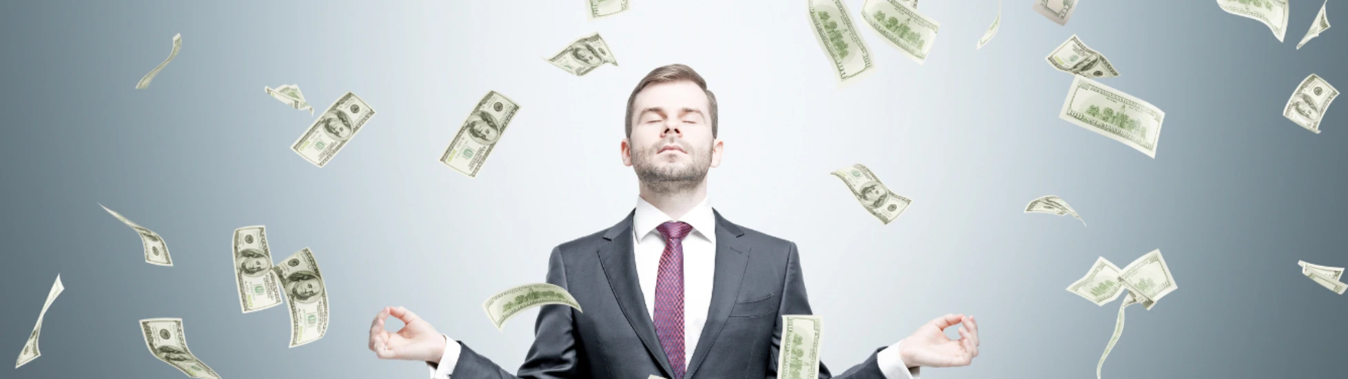 Man Dreaming about money